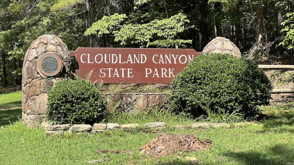Cloudland Canyon State Park w stanie Georgia
